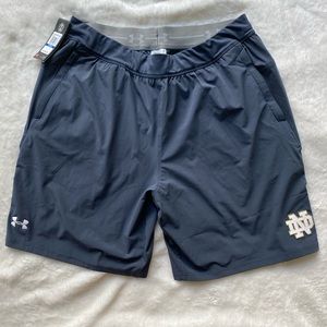 Mens Notre Dame Under Armour Heatgear shorts